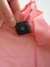 Vintage 00s Coral Pink Mesh Cami Top  2000s Italian Camisole  Lettuce Edge Hem