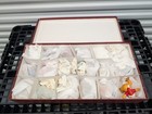 Grolier Disney Christmas Ornaments 18 Porcelain Treasures Collectibles Vintage