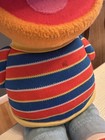 Sesame Street Ernie Plush Gund 11    Stuffed Animal Doll Plastic Eyes 2002 Open Mo