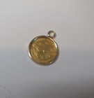 Vintage Mickey   Minnie Mouse Yours Forever 1988 14 Kt Gold Charm