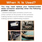 Heated Cooled Seat Module Connector Pigtail Fits For Ford Lincoln Chevy 12 Leads