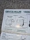 Rare Deutz-allis 1600 Series Poster