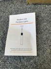 Modern Led Pendant Light  Mini Chandelier Bubble Acrylic 2 Pack Long Bubble New