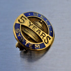 Vintage Bell System 5 Year Service Award Pin - Pre Ww2 1930 -40 s Original Owner
