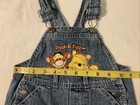 Vintage Winnie The Pooh   Tigger Overalls Jean Bibs Shorts Infant Size 12 Mos