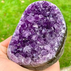 Random 300g Amethyst Rough Stone Cluster - Purple Quartz Crystal Geode Cluster