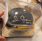 Charlie Joiner Autographed Signed Chargers Mini Helmet Hof 96 Leaf Coa