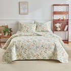  Vintage Botanical Floral Quilt Set Queen Quilt Full queen B attractive Floral