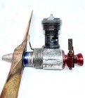 Vintage Cox  15 Rc Engine With Propeller   Low Hours