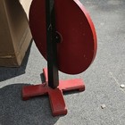 Carnival Game Wheel Numbered 1-12 Red Wooden Stand Circus   Carnival Theme