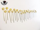 Set Of 30 Accordion Reed Leather Valve Boosters 40x0 75  mm 