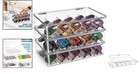 Versatile Sunglasses And Eyeglass Holder - 5 Section Stackable Acrylic Case