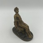 Antique Franz Bergman St  Augustine Bronze Statue - Cold Painted