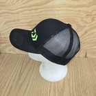 Daiwa Mesh Fishing Hat Black Green Adjustable Outdoor Logo Hat Euc See Pics