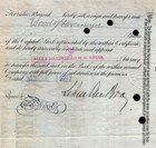 1897 Stock Certificate Issued To Lehman Brothers - Hoboken Ferry - 20 Shares