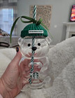 2026 Starbucks Barista Bear Cup Limited Edition Glass Cup Xmas Gift 590ml