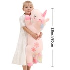 32inch Cute Giant Pink Unicorn Plush  Jumbo Soft Body Pillow Pet  Large Rainb   