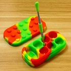 34ml Silicone Wax Concentrate Container Multi-compartment 6 1 Non-stick