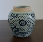 Rare Chinese Blue And White  Porcelain Jar 