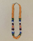 Vintage Navajo Fine Glass Bead   Necklace 15  One Side Only   Or 30 