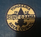 Vintage Boy Scouts Camporee Patch Lot - Four Nineteen-fifties Scout Souvenirs