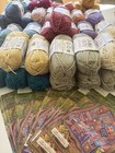 Annie   s Granny Square Crochet Afghan Kit Happy Days Complete 15 Colors Yarn Patt