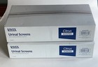 Lot Of 2 Boxes-lavex Urinal Screens W  Deodorizing Block  Citrus Scent  12 Pack 