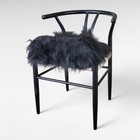Genuine Icelandic Sheepskin Rug Natural Black 54  X 36 