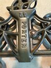 Vintage Antique Porter 42 43 Cast Iron Hay Carrier Barn Trolley Carrier Pulley