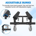 1400lbs Watercraft Dolly Boat Jet Ski Stand Storage Cart 23 x17 