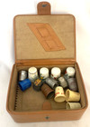 Sewing Thimbles Estate Lot W-leather Case 14 Vintage Metal Celluloid Porcelain