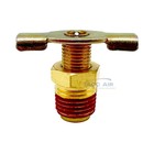 Air Compressor T-handle Petcock Moisture Water Tank Drain Valve Brass 1 4  Mnpt