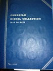 1922 To 1960  Canadian Nickel Set  35 Coins In Vintage Folder  jy26-cn-35
