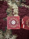 Rare Vintage Golden Gate Casino Craps Game Die Las Vegas Nevada Golden Gate Logo