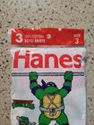 Vtg Teenage Mutant Ninja Turtles Tmnt Hanes Sz 3 Boys Underwear Made In Usa Nos