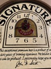 Vintage Stroh Signature Beer Sign Clock With Logo - Works Great