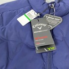 Callaway Mens Large Navy Welded Quilted Vest New Weatherseries Swing Tech Golf
