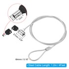 Laptop Cable Lock 4 Ft Security Cable Hardware Lock With Keys For Computer