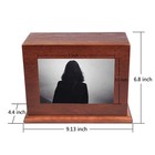 Cremation Urns For Human Ashes Adult Male Female  Wooden Photo Frame Urns Box   