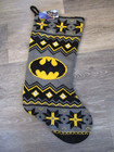 19  Dc Comics Batman Knit Christmas Holiday Stocking - Nwt