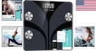 High-tech Smart Scale Featuring 13 Body Metrics - Sync With Fitdays App - 400lbs