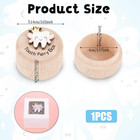 Tooth Fairy Box Tooth Box For Girls Cute Carved Wooden Box With 3d Tooth Stores 