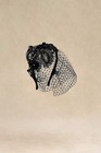 Babeyond Bridal Wedding Veil Fascinator Mesh Lace Headband One Size  Black