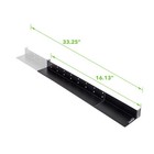 2 X Adjustable 4-post Rack Mount Server Shelf Shelves Full Depth Rail Rails 1u