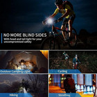 Super Bright Bicycle Front Headlight Led Bike Light Usb Rechargeable Waterproof