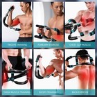 Upper Body Workout Tool Power Twister Bar 40-110lb Adjustable Arm Chest Trainer
