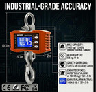 Balanza Colgante Digital Ce 1000kg Para Construcci  n Y Ganader  a