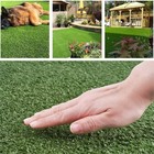 Multiple Sizes Artificial Grass Turf 0 7in High Indoor outdoor Fake Lawn Mat
