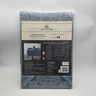 Bee   Willow 60x84 Etched Chambray Laminate Tablecloth Resists Stain Oblong Oval