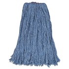 Rubbermaid Commercial F51812blu 24 Oz  Cut-end Blend Mop Head - Bl  12 ct  New